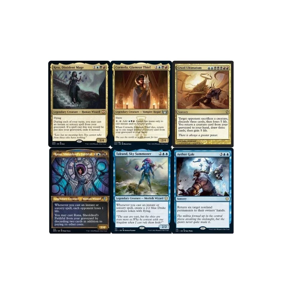 MTG Commander EDH Deck Kess, Dissident Mage 100 Magic Cards Custom Deck - NM